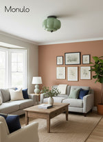 Load image into Gallery viewer, Retro Milk Semi Flush Mount Eloise Ceiling Light