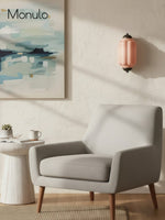 Load image into Gallery viewer, Vintage Milk Glass Flush Eloise Wall Sconce for Bedside Hallway