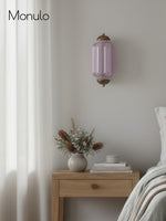 Load image into Gallery viewer, Vintage Milk Glass Flush Eloise Wall Sconce for Bedside Hallway