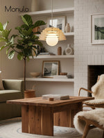 Load image into Gallery viewer, Sunrise Pendant Light – Ambient Pendant With Bauhaus Memphis Geometry – AFTERGLOW S5