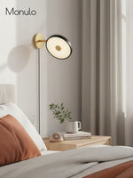 Charger l'image dans la visionneuse de galerie, Applique murale monochrome scandinave en métal – Éclairage pour la décoration de la chambre