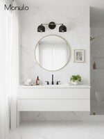 Cargar imagen en el visor de la Galería, Aplique de pared Metio Dome para tocador – Lámpara de estilo Mid-Century para baño