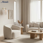 Load image into Gallery viewer, Merin Sculptural Glass Wall Lamp – Geometric Modern Wall Sconce for Bedrooms & Hallways