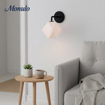 Load image into Gallery viewer, Talvior Faceted Glass Wall Sconce – Modern Style Bathroom or Hallway Accent Light