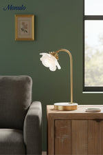 Load image into Gallery viewer, Revalis Contemporary Sculptural Petal Table Lamp – Reading Nook & Nightstand