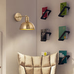 Bild in Gallery-Viewer laden, Modern Einfach Eisen Beschichtetes Messing Kegel Rund 1-Licht Wandlampe Lampe