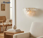 Load image into Gallery viewer, Sevra Modern Glass Disc Wall Lamp – Sleek Wall Mounted Accent Light for Home Interiors