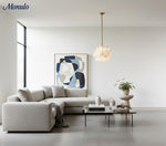 Load image into Gallery viewer, Sevra Cascading Glass Disc Pendant – Modern Vintage Hanging Light for Dining & Entry