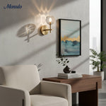 Load image into Gallery viewer, Lustrielle Clear Glass Cylindrical Wall Sconce – Modern Luxury Wall Light for Hallway