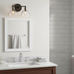 Load image into Gallery viewer, Glavira Recycled Glass Wall Sconce - Modern Bathroom Vanity Light