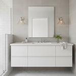 Load image into Gallery viewer, Glavira Recycled Glass Wall Sconce - Modern Bathroom Vanity Light