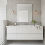 Bild in Gallery-Viewer laden, Glavira Recycelte Glas Wandlampe - Modernes Badezimmer Waschtischlicht