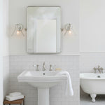 Load image into Gallery viewer, Glavira Recycled Glass Wall Sconce - Modern Bathroom Vanity Light