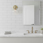 Load image into Gallery viewer, Glavira Recycled Glass Wall Sconce - Modern Bathroom Vanity Light