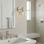 Load image into Gallery viewer, Glavira Recycled Glass Wall Sconce - Modern Bathroom Vanity Light