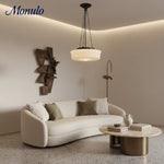 Load image into Gallery viewer, Dretta Tiered Drum Shade Pendant – Versatile Ceiling Light for Residential and Commercial Interiors