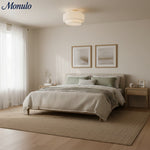 Load image into Gallery viewer, Dumora Tiered Fabric Ceiling Light – Soft Diffused Illumination for Hotels and Residential Interiors