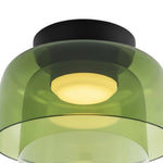 Cargar imagen en el visor de la Galería, Lámpara de techo Verdoma multicapa con forma de cuenco: vidrio minimalista moderno para salas de estar y comedores.