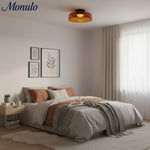 Cargar imagen en el visor de la Galería, Luz de techo empotrada de vidrio multicapa escultórica Verdoma Diseño moderno escandinavo para espacios de vida