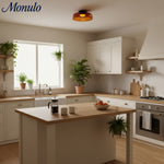 Cargar imagen en el visor de la Galería, Luz de techo empotrada de vidrio multicapa escultórica Verdoma Diseño moderno escandinavo para espacios de vida