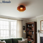 Cargar imagen en el visor de la Galería, Luz de techo empotrada de vidrio multicapa escultórica Verdoma Diseño moderno escandinavo para espacios de vida