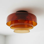 Charger l'image dans la visionneuse de galerie, Verdoma Applique Plafonnier en Verre Multicouche Sculptural Design Moderne Scandinave pour Espaces de Vie