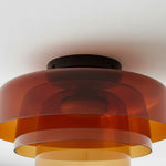 Cargar imagen en el visor de la Galería, Luz de techo empotrada de vidrio multicapa escultórica Verdoma Diseño moderno escandinavo para espacios de vida