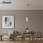 Cargar imagen en el visor de la Galería, Lámpara colgante cilíndrica Verdoma Playful Macaron - Cadena ajustable para iluminación de hogar y cafetería