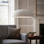 Load image into Gallery viewer, Verdoma Sleek Modern Metal Bowl Pendant Light for Bedrooms and Hallways