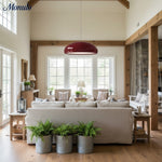 Load image into Gallery viewer, Verdoma Sleek Modern Metal Bowl Pendant Light for Bedrooms and Hallways