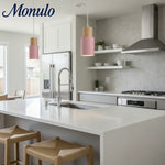 Cargar imagen en el visor de la Galería, Lámpara colgante cilíndrica Verdoma Playful Macaron - Cadena ajustable para iluminación de hogar y cafetería