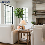 Charger l'image dans la visionneuse de galerie, Lampe de table plissée en tissu minimaliste Undara - Éclairage nordique moderne pour bureau à domicile et tables d'appoint