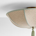 Cargar imagen en el visor de la Galería, Lámpara de techo Valoflor artística con pétalos florales y estilo escultórico en capas para salas de estar y dormitorios