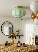 Load image into Gallery viewer, Retro Milk Semi Flush Mount Eloise Ceiling Light