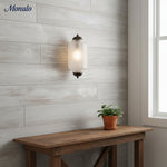 Charger l'image dans la visionneuse de galerie, Applique murale vintage en verre laiteux festonné Eloise - Éclairage d'appoint moderne pour salle de bain et chambre