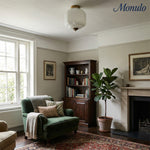 Cargar imagen en el visor de la Galería, Lámpara de techo empotrada Eloise de cristal lechoso: iluminación de acento moderna con pantalla de cristal artístico