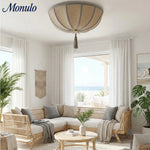 Cargar imagen en el visor de la Galería, Lámpara de techo Valoflor artística con pétalos florales y estilo escultórico en capas para salas de estar y dormitorios