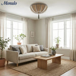 Cargar imagen en el visor de la Galería, Lámpara de techo Valoflor artística con pétalos florales y estilo escultórico en capas para salas de estar y dormitorios