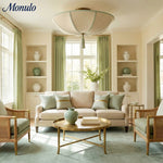 Cargar imagen en el visor de la Galería, Lámpara de techo Valoflor artística con pétalos florales y estilo escultórico en capas para salas de estar y dormitorios