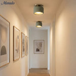 Load image into Gallery viewer, Cerova Contemporary Porcelain Flush Mount Ceiling Light – Soft Ambient Illumination for Hallways and Offices