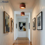 Load image into Gallery viewer, Cerova Contemporary Porcelain Flush Mount Ceiling Light – Soft Ambient Illumination for Hallways and Offices