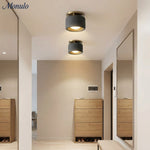 Load image into Gallery viewer, Cerova Contemporary Porcelain Flush Mount Ceiling Light – Soft Ambient Illumination for Hallways and Offices