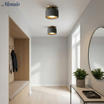 Load image into Gallery viewer, Cerova Contemporary Porcelain Flush Mount Ceiling Light – Soft Ambient Illumination for Hallways and Offices