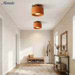 Load image into Gallery viewer, Cerova Contemporary Porcelain Flush Mount Ceiling Light – Soft Ambient Illumination for Hallways and Offices