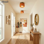 Load image into Gallery viewer, Cerova Contemporary Porcelain Flush Mount Ceiling Light – Soft Ambient Illumination for Hallways and Offices