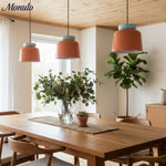 Load image into Gallery viewer, Fiesta Ceramic Bowl Pendant Light – Modern Colorful Ceiling Lamp for Kitchens and Dining Rooms