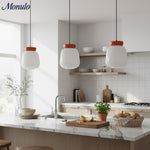 Load image into Gallery viewer, Fiesta Ceramic Bowl Pendant Light – Modern Colorful Ceiling Lamp for Kitchens and Dining Rooms