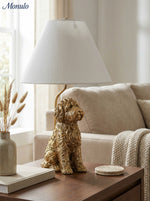 Load image into Gallery viewer, Pawdia Animal Bedside Table Lamp - Classic Fabric Shade Lighting