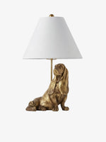 Load image into Gallery viewer, Pawdia Animal Bedside Table Lamp - Classic Fabric Shade Lighting