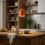 Load image into Gallery viewer, Hanton Nordic Metal Morandi Metal Pendant Light - Nordic Minimalist Fixture Light